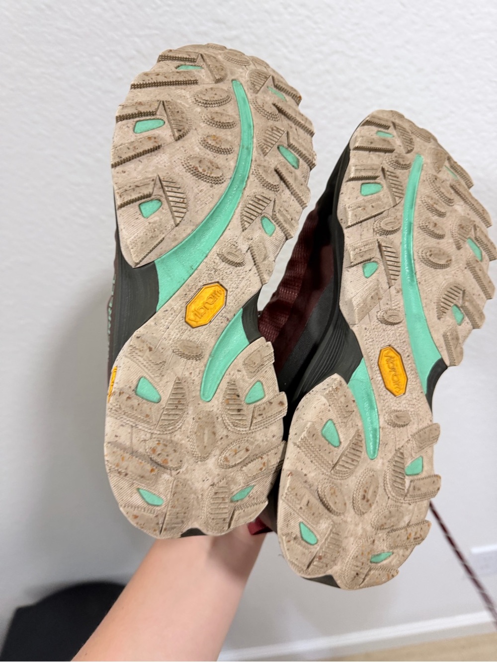 Merrell Women's Trail Sneaker - Burgundy with Mint Accents - Picture 9 of 9